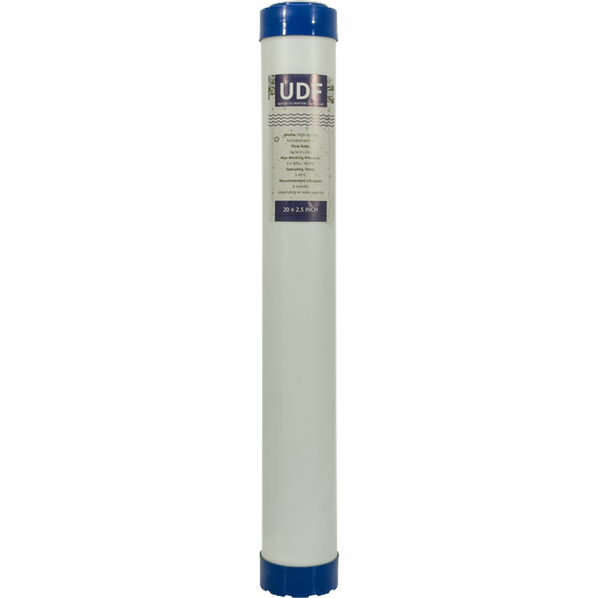 Filter cartridge - 20 inch GAC UDF Activated carbon - Slimline