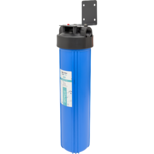 1 Stage 20 inch Big Blue filtration system - Steel Powder Coated Bracket - Black